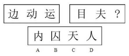 2019广西公务员行测答题技巧：图形推理之“汉字”怎么办